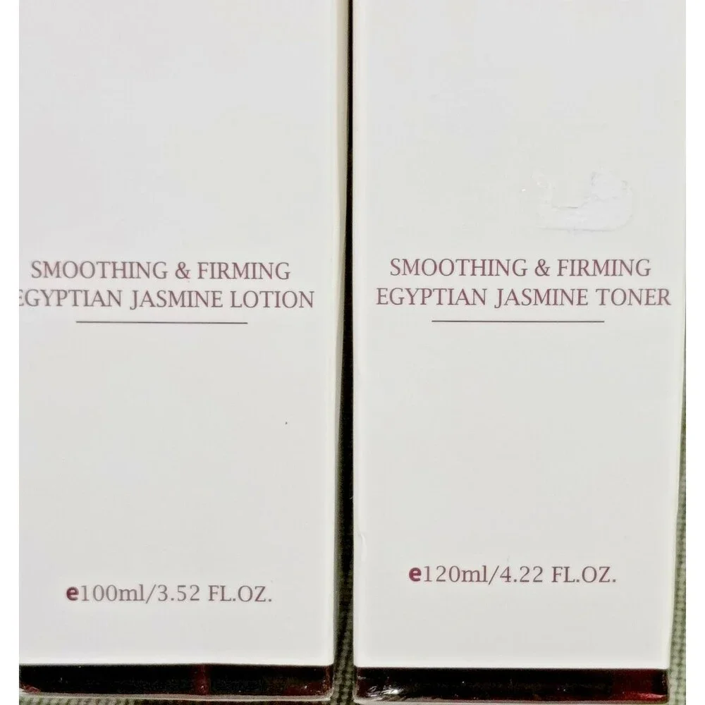 Barnabas Smoothing &Firming Egyptian Jasmine Toner & Lotion NEW